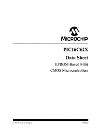 DataSheet PIC16C62x pdf